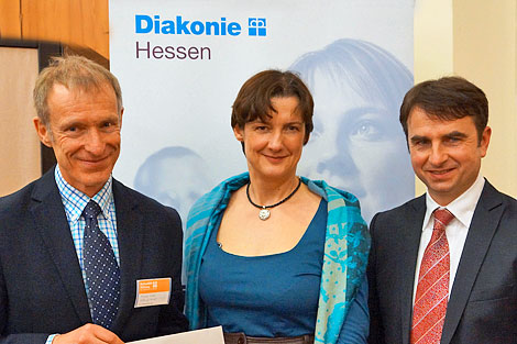Michael Hibler, Christiane Weispfenning und Dr. Karsten Krakow